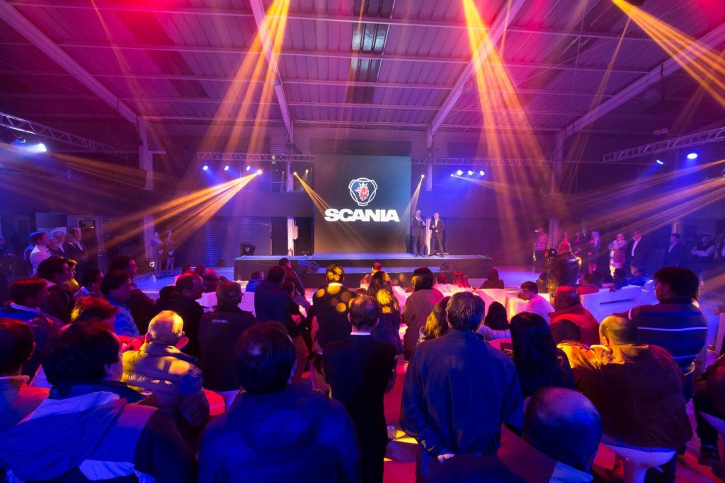 Evento inauguración sucursal Scania Chile 